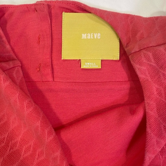 Coral diamond checkered pattern cap sleeve lined retro shift dress button back - Picture 4 of 10